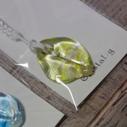 花びらストラップ〈墨流〉2021-01 6枚目の画像