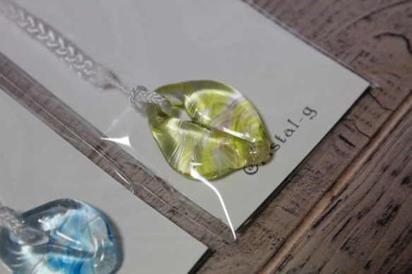 花びらストラップ〈墨流〉2021-01 6枚目の画像