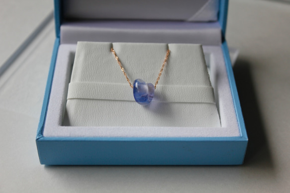 蜻蛉玉のK18ネックレス〈2019-57〉 7枚目の画像