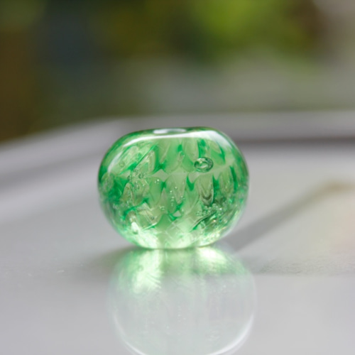 蜻蛉玉 ー風雅ー 新緑 〈2018-30〉 とんぼ玉 gaco 通販 6050945