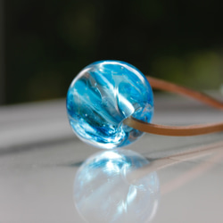 蜻蛉玉 ー浮き草ー 〈蒼〉 2019-053 とんぼ玉 gaco 通販 7947742