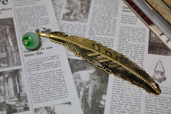 蜻蛉玉のしおり（羽根）2020-24 3枚目の画像