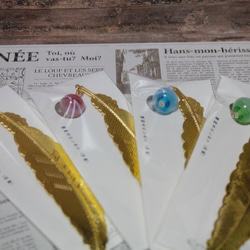 蜻蛉玉のしおり（羽根）2020-24 4枚目の画像