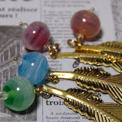 蜻蛉玉のしおり（羽根）2020-24 5枚目の画像