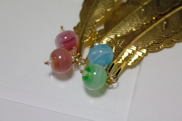 蜻蛉玉のしおり（羽根）2020-24 8枚目の画像