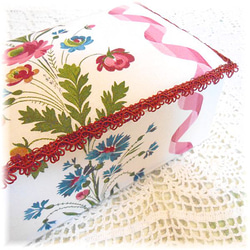 フランス・アンティーク生地のカルトナージュ 3枚目の画像