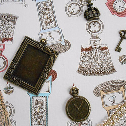 『不思議の国のアリス』のファブリックパネル（カルトナージュ×シャドーBOXデコパージュ） 6枚目の画像