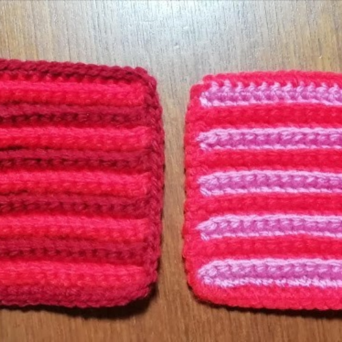 カピバラのアクリルたわし　二枚仕立て　2枚組 カピバラのアクリルたわし 二枚仕立て 2枚組