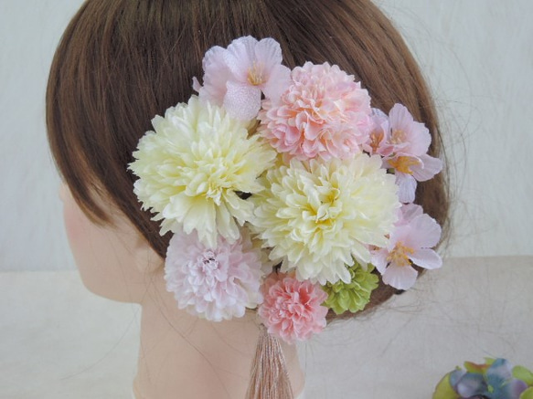 Sakura様 髪飾り 桜の髪飾り ヘッドドレス（アクセサリー） na-na 髪飾り専門店