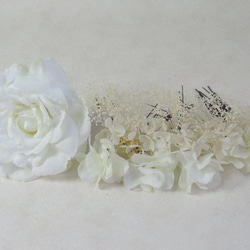 白いバラとかすみ草。。。 7枚目の画像