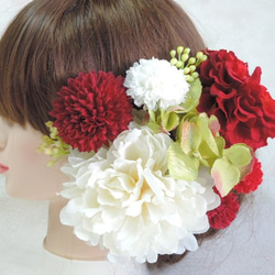 白無垢や赤の色打掛を召される和装の花嫁様に人気の髪飾り 2枚目の画像