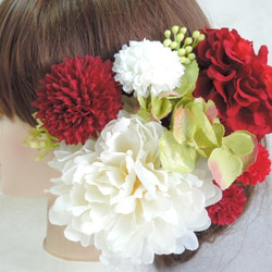 白無垢や赤の色打掛を召される和装の花嫁様に人気の髪飾り 3枚目の画像