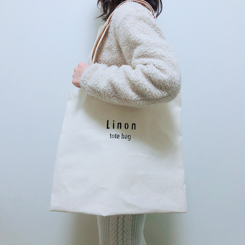 マチなしスクエアLサイズ シンプルトートバッグ エコバッグ 折りたたみ