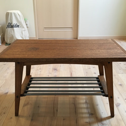 美しい市松模様テーブル　ローテーブル 小さな市松模様のLOWテーブル ローテーブル・リビングテーブル nice