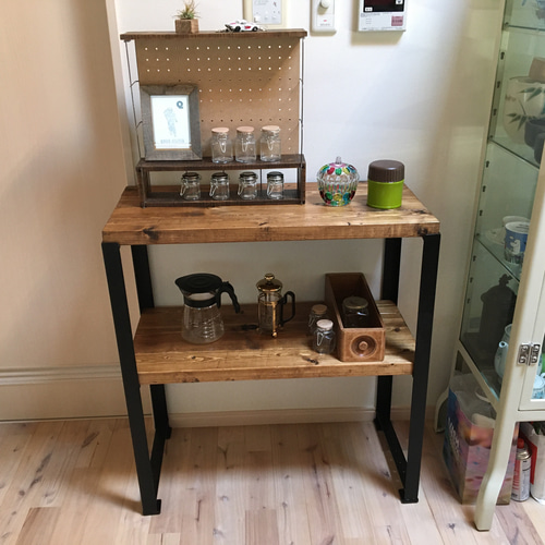 アングル2段ラック 棚・シェルフ・ラック nice 通販 9873743｜Creema