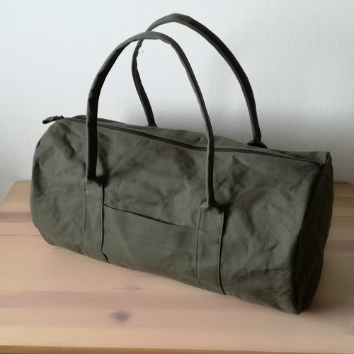 ちいちゃん様オーダー分》☆防水防汚帆布☆のボストンバッグ