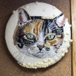 《展示品》地域猫さん刺繍 1枚目の画像