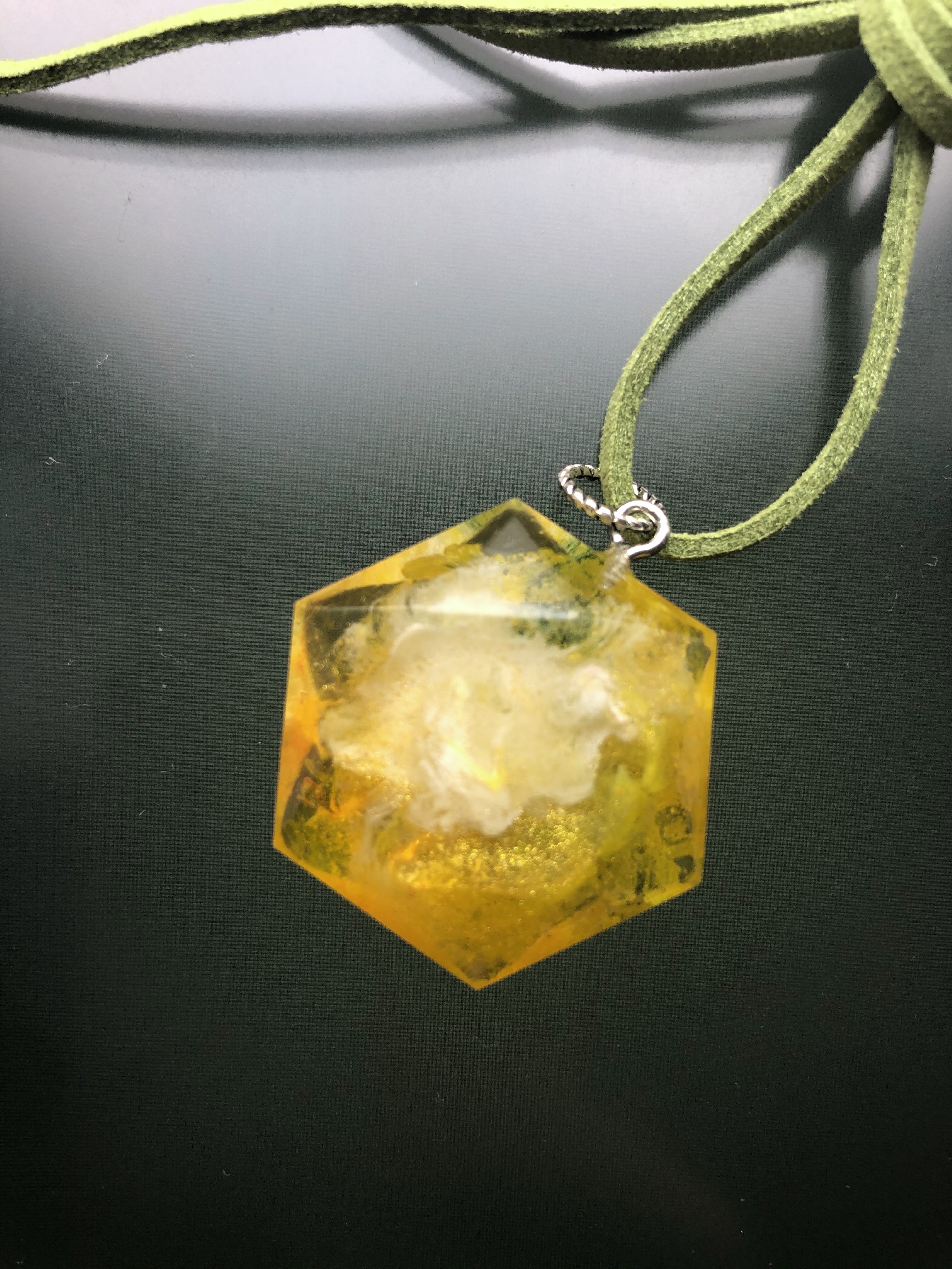 黄金の空に育つ雲（ロングネックレス）