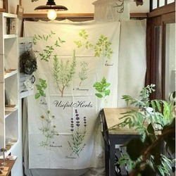 タペストリー ハーブ Herbs Tapestry カーテン botanart 通販