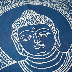 木綿 手描きろうけつ染め 仏画タペストリー タペストリー・壁掛け