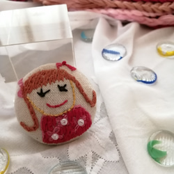 子供の絵で作る手刺繍チャーム（塗りつぶし有り)卒園入学お祝い記念 8枚目の画像