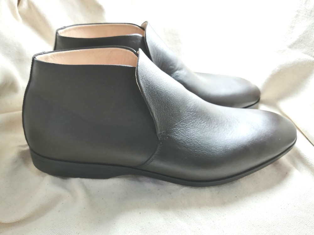 ★フォーマル★イタリアンレザー◇ショートブーツ◇メンズ◇レディース◇本革◇24.5cm~29cm◇黒茶◇