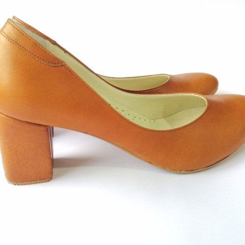 未使用級 ペリーコ ミュール オレンジ ヒール7cm サイズ37 未使用級 ペリーコ ミュール オレンジ ヒール7cm サイズ37