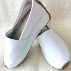 ◆厚底5.5cm◆ホワイト◆ヒールアップ◆累計5000足◆柔らかく履きやすい◆21.5cmから◆外反母趾◆軽量◆ 5枚目の画像