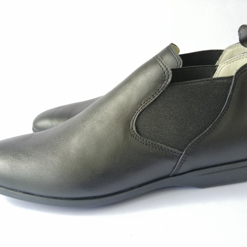 ◇ミッドカット◇本革ブーツ◇サイドゴア◇ビジネス◇カジュアル