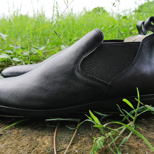 ◇ミッドカット◇本革ブーツ◇サイドゴア◇ビジネス◇カジュアル