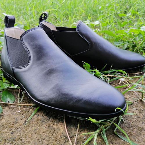 ◇ミッドカット◇本革ブーツ◇サイドゴア◇ビジネス◇カジュアル