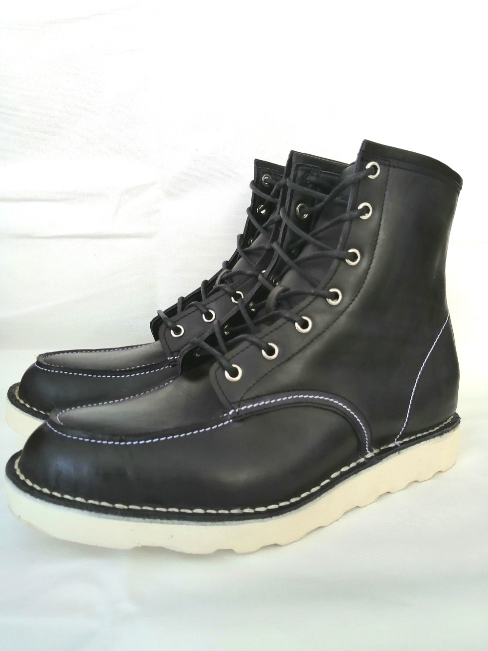 ワークブーツ レザー 黒