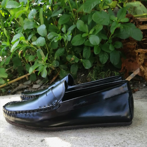 ☆ローファー☆ラバーソール☆23-29cm☆高級本革レザー☆定番