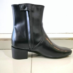 ◇無料サイズ調整◇本革ブーツ◇雨雪用底交換可◇防水◇本革レザー◇レディース◇楽々サイドジップ◇ 7枚目の画像