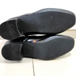 ◇無料サイズ調整◇本革ブーツ◇雨雪用底交換可◇防水◇本革レザー◇レディース◇楽々サイドジップ◇ 19枚目の画像