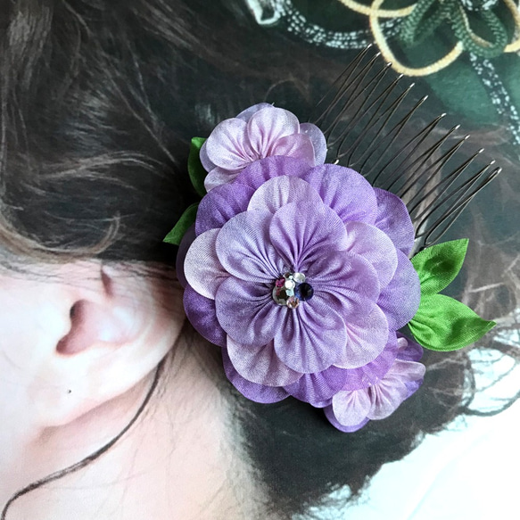 牡丹のヘアコーム 2枚目の画像