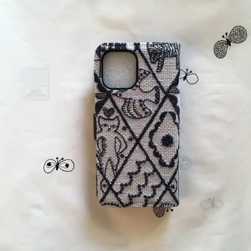 【現品】iphoneSE3 forest tile 手帳型ケース ミナペルホネン 現品】iphoneSE3 forest tile 手帳型ケース ミナペルホネン