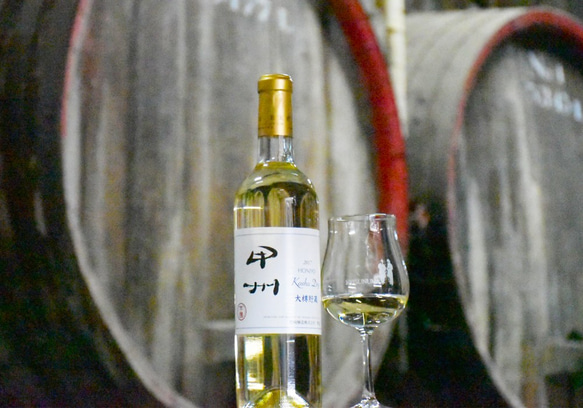 ホンジョー　甲州ドライ大樽貯蔵　（白ワイン、辛口、日本ワイン） 1枚目の画像