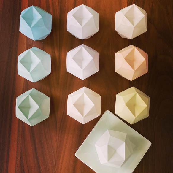 ▶︎受注製作◀︎ 優秀ストーン　ポリへドロン　polyhedron　アロマストーン 1枚目の画像