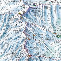 北アルプスに行きたくなる地図 4枚目の画像