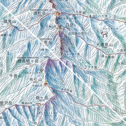 北アルプスに行きたくなる地図 5枚目の画像