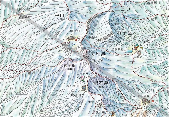 八ヶ岳鳥瞰マップ「ヤツの地図」 4枚目の画像