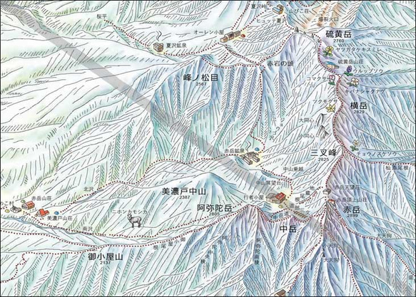 八ヶ岳鳥瞰マップ「ヤツの地図」 5枚目の画像