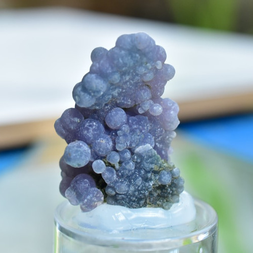 不思議ぶどう色☆グレープカルセドニー （アゲート） gu001 天然石