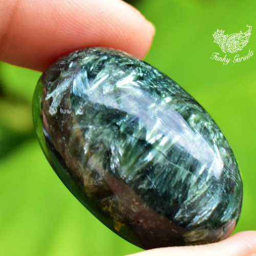 オルゴナイト　天使の羽型　スーパーセブン 特別価格/一部クラック有]花火ブラックスーパーセブン丸玉/スフィア