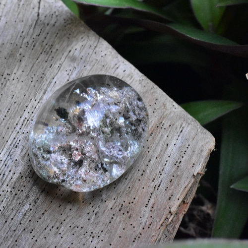 銀色の奇跡☆パイライトインガーデンクォーツルース gar239