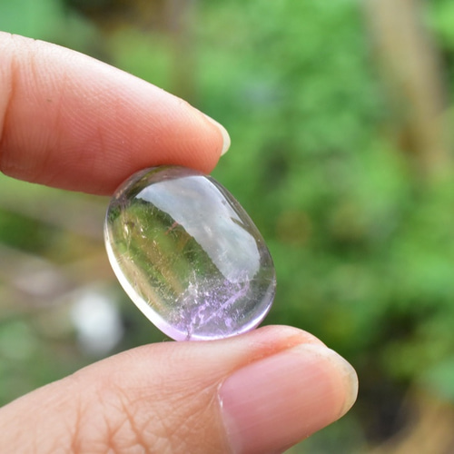 バイカラーの透明感☆アメトリン ルース カボション amet014