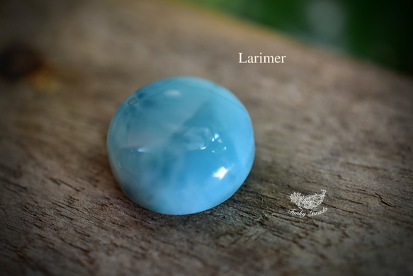 ラリマールース ラリマー[508] 45x26mm 121Cts ルース／天然石 / カボション