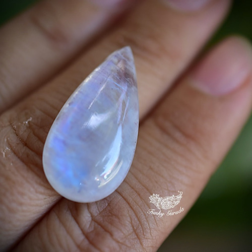 透明感と霞☆高品質ドロップ☆ムーンストーン ルース moon044 天然石