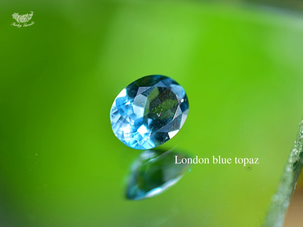 海面の煌めき★大粒★ロンドンブルートパーズ　lbtz013